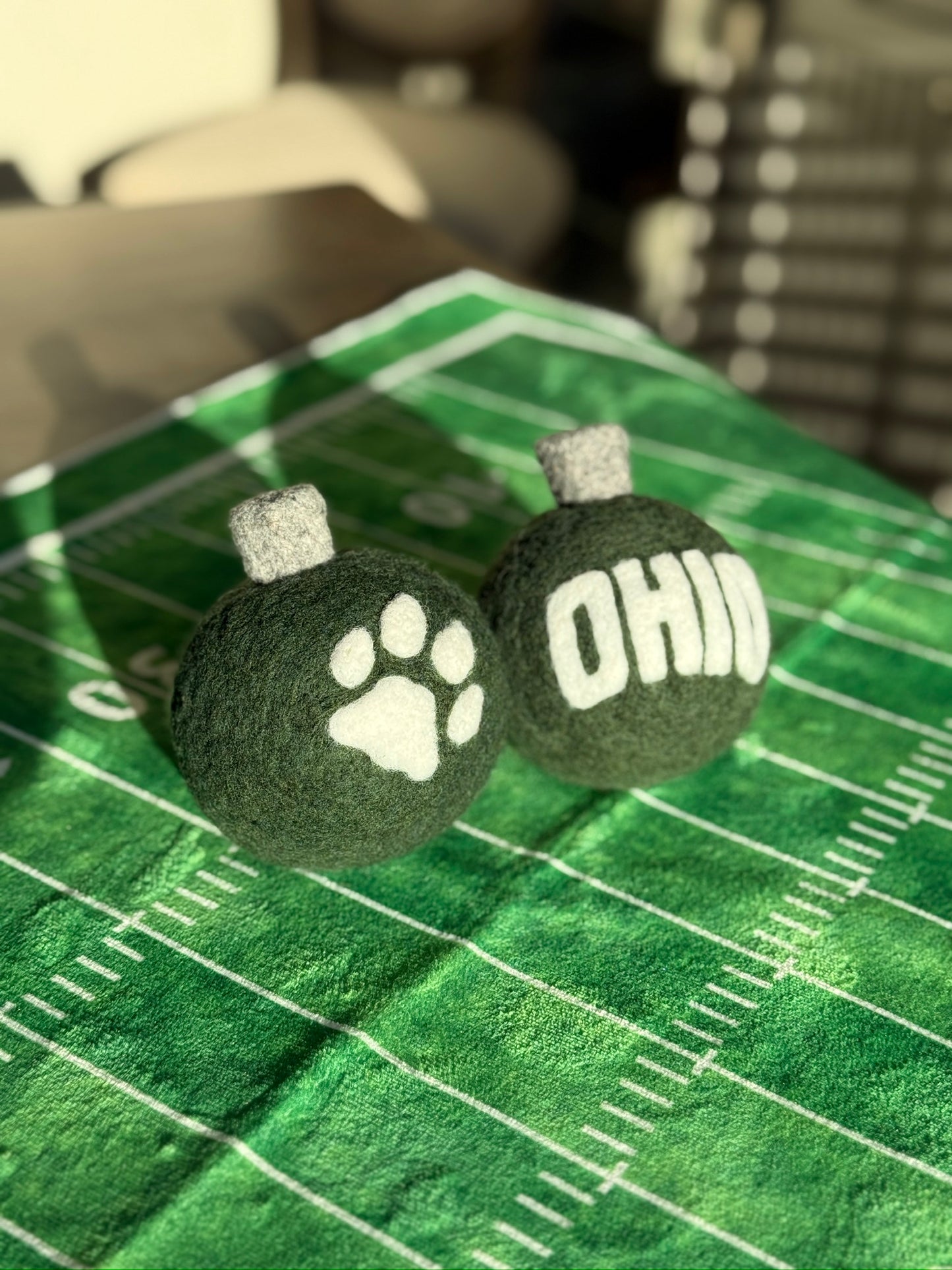 Ohio University - Green with Ohio text and Bobcat paw print