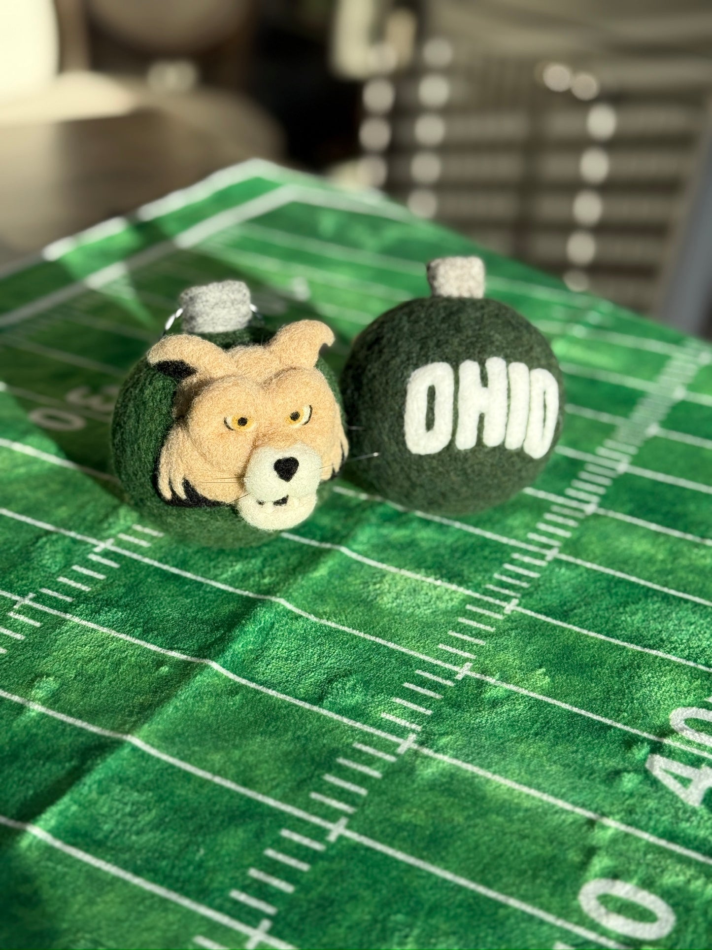 Ohio University - Green with Ohio text and Bobcat paw print
