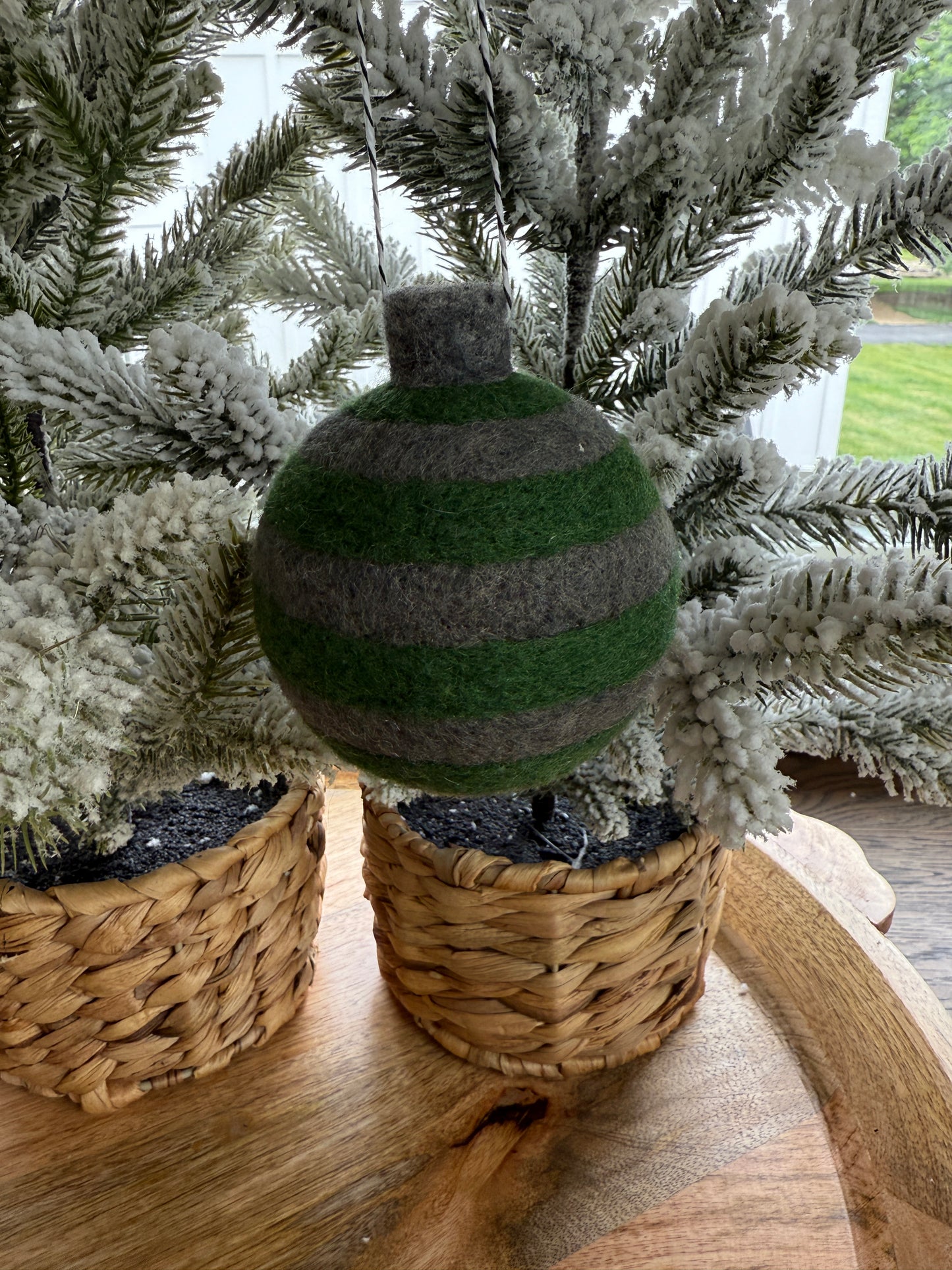 Ohio University - Green and grey stripes