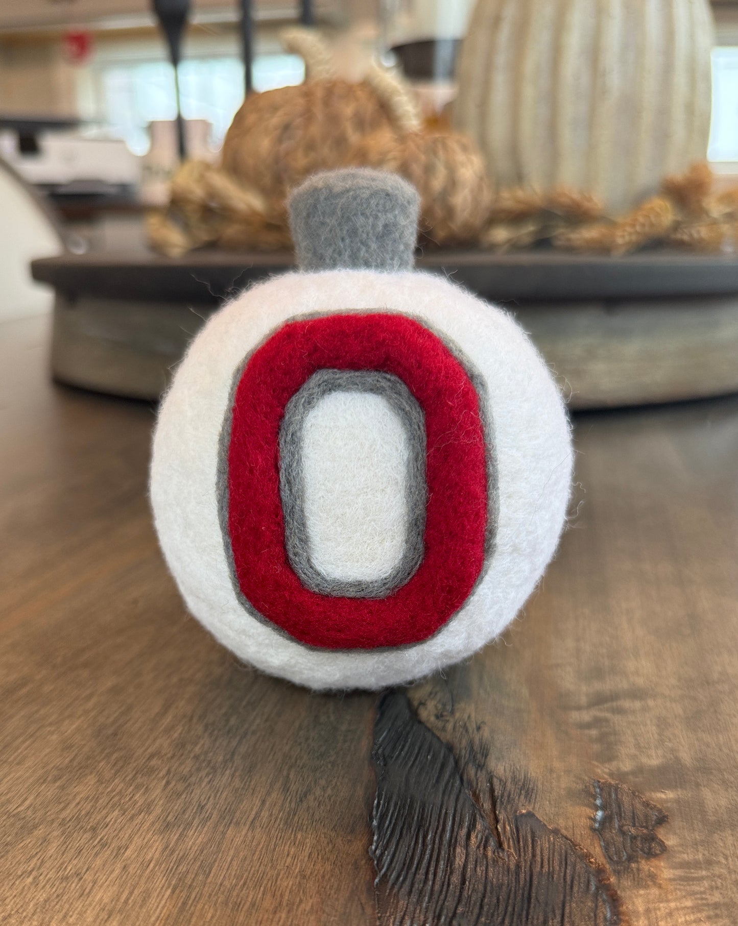 Varsity Block O" - White