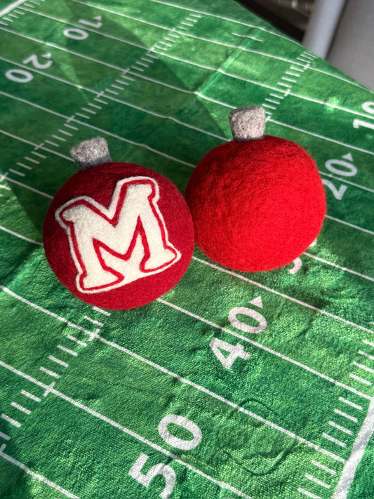 Miami University - White "M" logo on red
