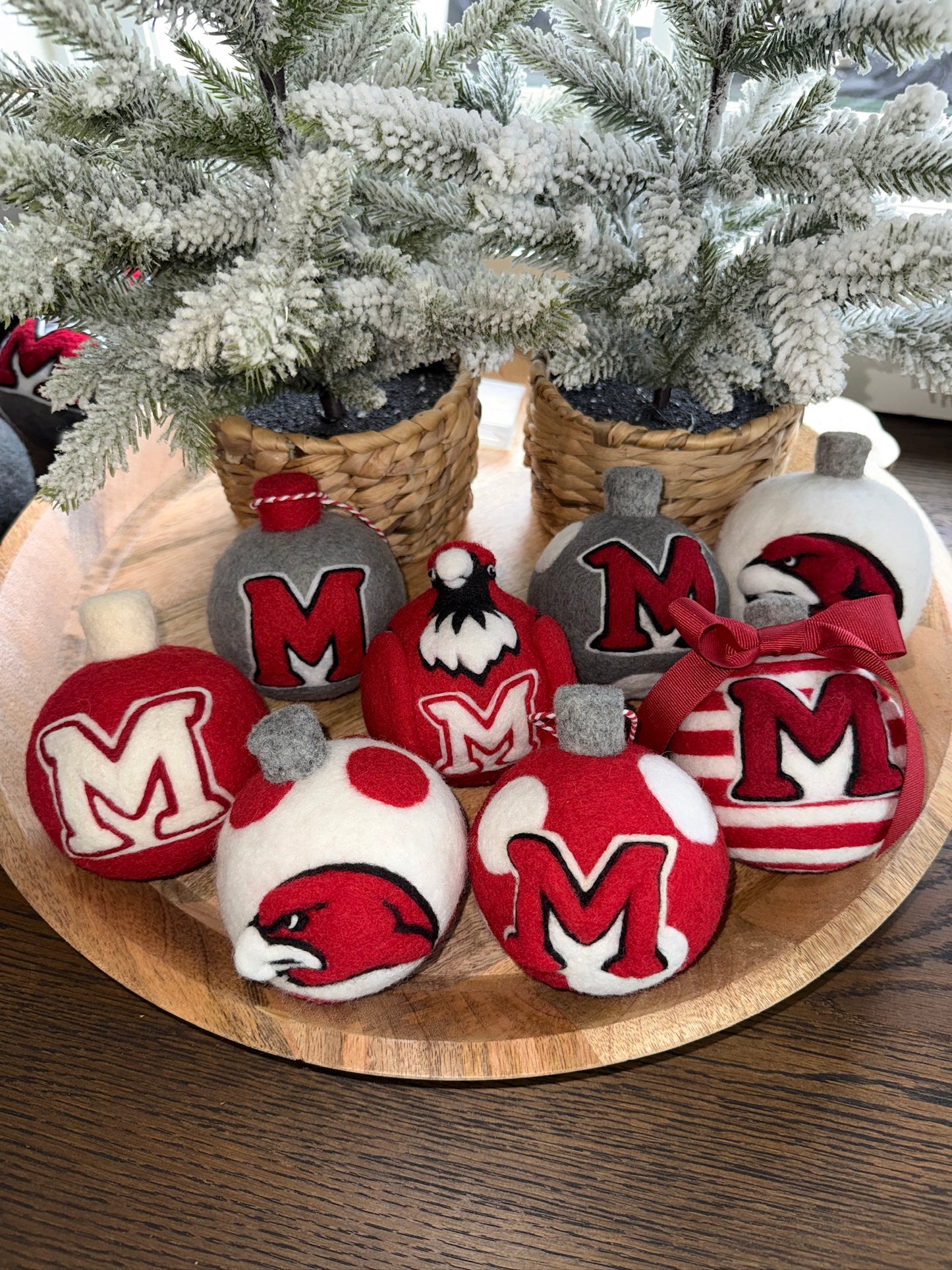 Miami University - White "M" logo on red